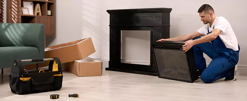 Old Rusted Metal Fireplace Repair And Replacement in Waxahachie, TX