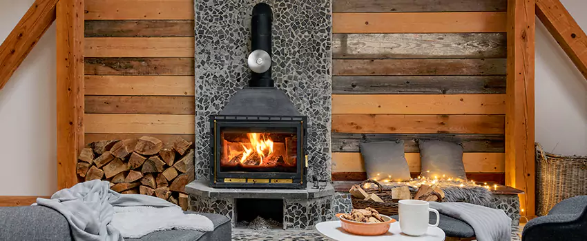 Thelin Hearth Products Direct Vent Gas Stove Fireplace Inspection in Waxahachie, Texas